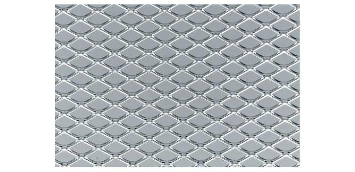 Griglia - Maglia media 125 x 30 cm - Alluminio