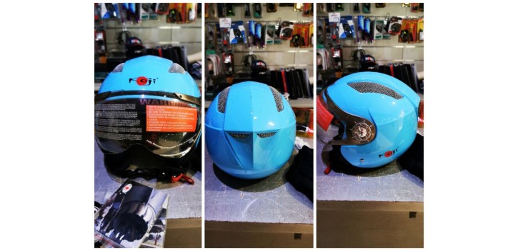 Thunderbird, casco jet - Turchese - L