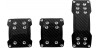 Race Sport - Set Copripedali, Carbonio, Nero