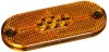 Luce perimetrale a 5 led con catarifrangente, 24V - Arancio