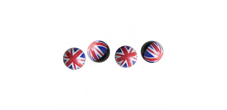 Cappucci valvola UK flag