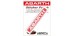 ADESIVO ABARTH STICKERS PATCH SCRITTA ABARTH 115X26 MM