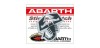 ADESIVO ABARTH STICKERS PATCH SCORPIONE SAGOMATO 45 X 45 MM