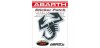 ADESIVO ABARTH STICKERS PATCH SCORPIONE SAGOMATO 70X80 MM