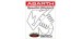 ADESIVO ABARTH PREFUSTELLATI HQ-SCORPIONE TRASP BORDO ARGENTO SATINATO 120MM