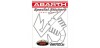 ADESIVO ABARTH PREFUSTELLATI HQ-SCORPIONE TRASP BORDO ARGENTO SATINATO 120MM