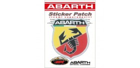 ADESIVO ABARTH STICKERS PATCH SCUDETTO 74X80 MM