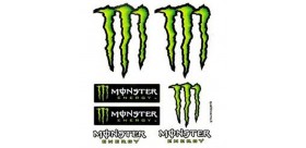 ADESIVO MONSTER ENERGY 9PZ MEDI 16X13,5 CM